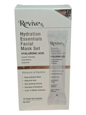 Revive Rx Hydration Essentials Facial Mask Set - 10pk